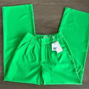Tiger Mist Cosette Lime Green Trousers